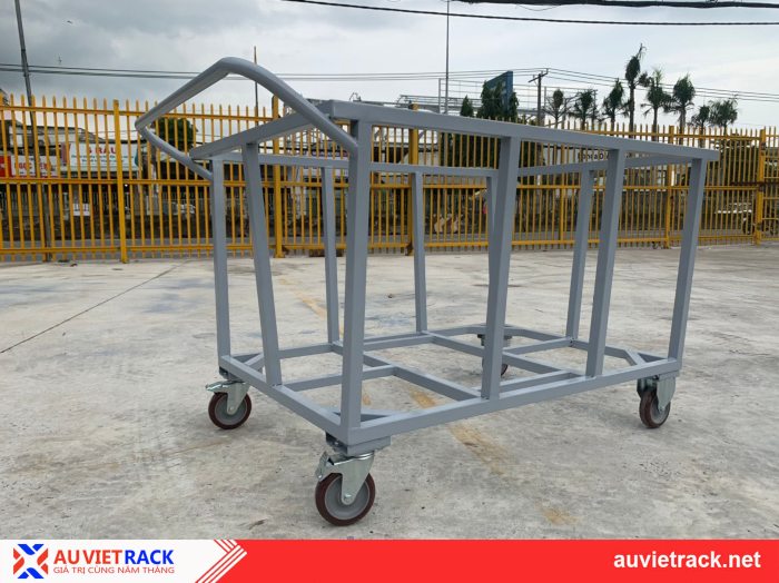 xe đẩy thùng nhựa 500l